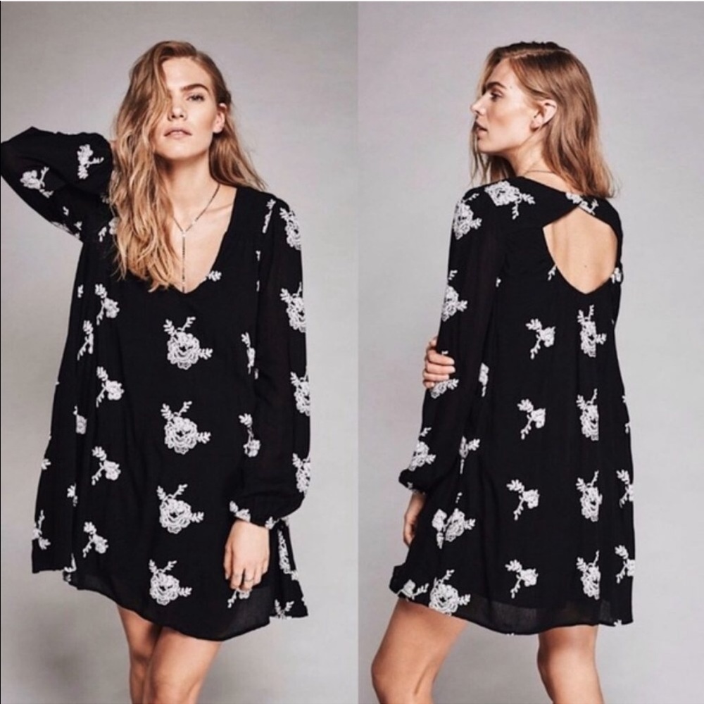 Free People Embroidered Austin Dress